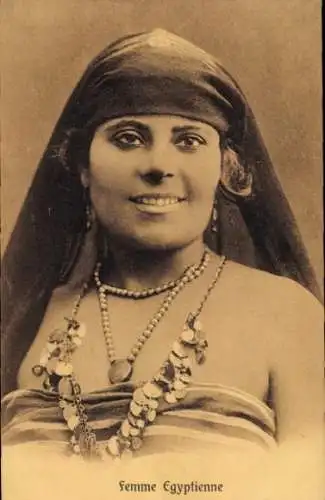 Ak Ägypten, Frau, Portrait