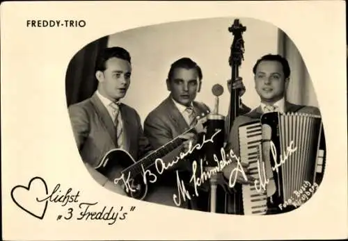 Ak Schauspieler Freddy-Trio, Portrait, Autogramm