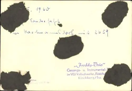 Ak Schauspieler Freddy-Trio, Portrait, Autogramm