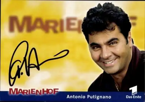 Ak Schauspieler Antonio Putignano, Portrait, Autogramm