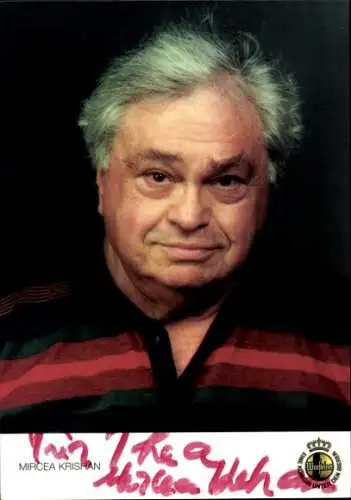 Ak Schauspieler Mircea Krishan, Portrait, Autogramm