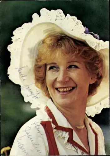 Ak Schauspielerin und Sängerin Irmelin Krause, Portrait, Autogramm