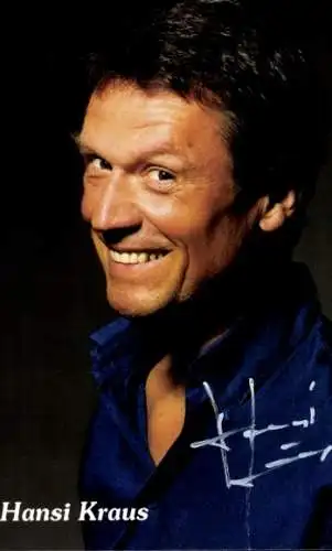 Ak Schauspieler Hansi Kraus, Portrait, Autogramm
