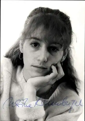 Ak Schauspielerin Ulrike Krumbiegel, Portrait, Autogramm