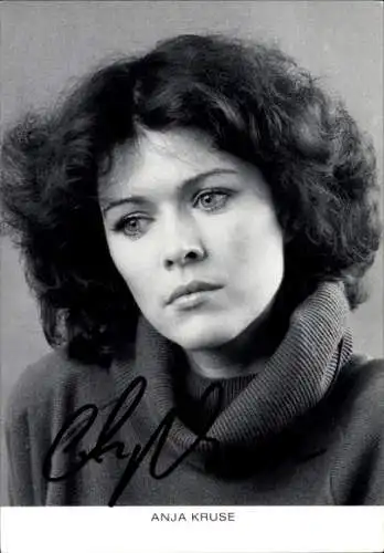 Ak Schauspielerin Anja Kruse, Portrait, Autogramm