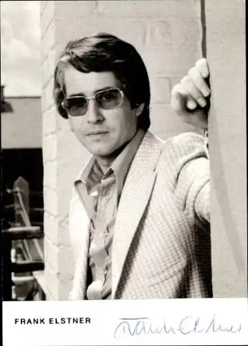 Ak Schauspieler,  Moderator Frank Elstner, Portrait, Autogramm