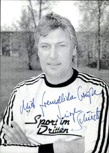 Ak Schauspieler Jürgen Schick, Portrait, Autogramm