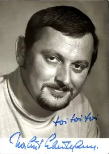 Ak Schauspieler Norbert Scheumann, Portrait, Autogramm