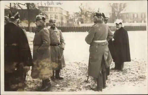 Foto Ak Münster, Deutsche Soldaten in Uniformen, Infanterie Regiment 13, I WK