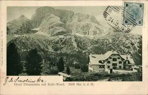 Ak Tirol, Hotel Dürrenstein, Roth-Wand