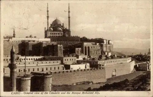 Ak Kairo Kairo Ägypten, Zitadelle, Mohamed Aly Moschee