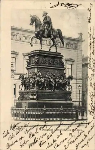 Ak Berlin Mitte, Denkmal Friedrich des Großen