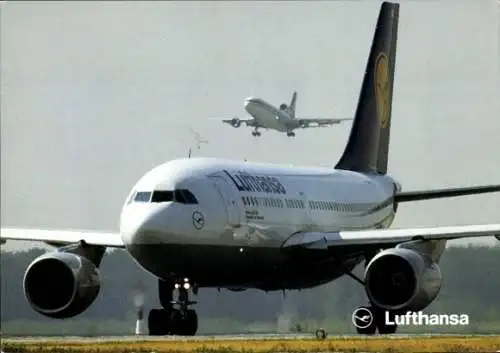 Ak Deutsches Passagierflugzeug, Lufthansa Airbus A310-200
