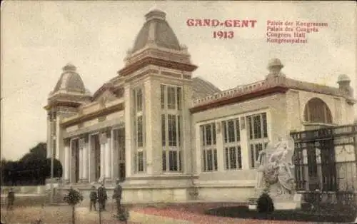 Ak Gand Gent Ostflandern, Kongresspalast