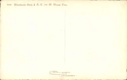 Ak Thun Kt. Bern Schweiz, Hütte Blümlisalp, Weiße Frau