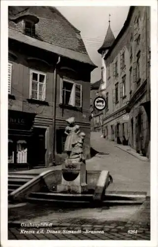 Ak Krems an der Donau in Niederösterreich, Simandl-Brunnen