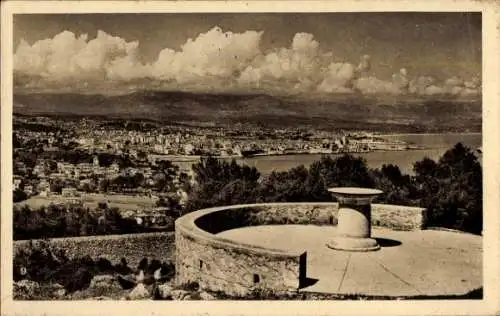 Ak Antibes Alpes Maritimes, Vue prise du Sanctuaire de la Garoupe