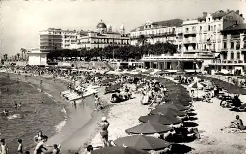 Ak Saint Raphaël Var, La plage et la Promenade