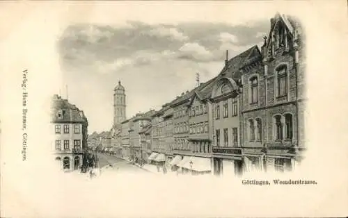 Ak Göttingen in Niedersachsen, Weenderstraße