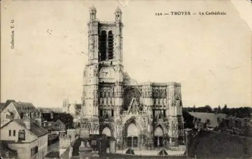 Ak Troyes Aube, Kathedrale