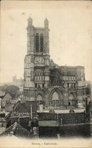 Ak Troyes Aube, Kathedrale