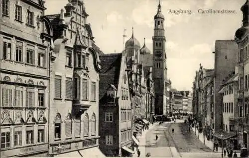 Ak Augsburg in Schwaben, Carolinenstraße
