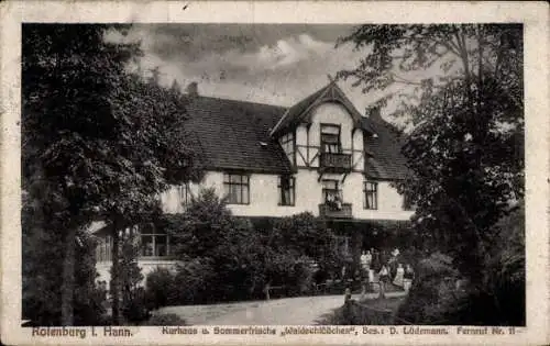Ak Rotenburg in Hann., Kurhaus Waldschlösschen, D. Lüdemann
