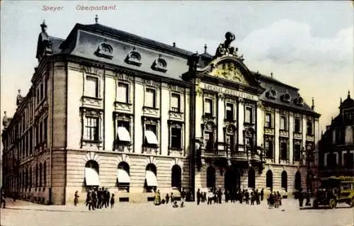Ak Speyer am Rhein, Oberpostamt