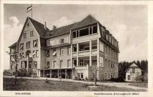 Ak Walsrode in der Lüneburger Heide, Kaufmännisches Erholungsheim