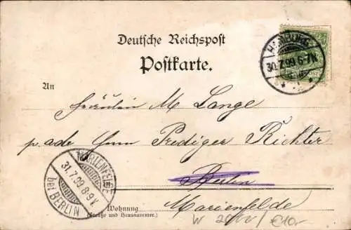 Ak Hamburg Altona, Jugendwehr, Uniformen, Trommel, Jubiläumspostkarte 1848/98