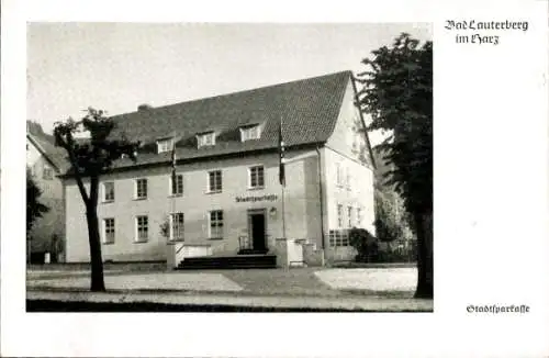 Ak Bad Lauterberg im Harz, Stadtsparkasse