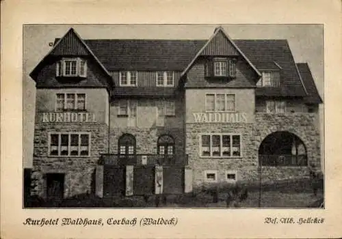 Ak Korbach in Hessen, Kurhotel Waldhaus