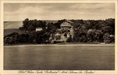 Ak Bollersdorf Oberbarnim Märkisch Oderland, Hotel Weiße Taube