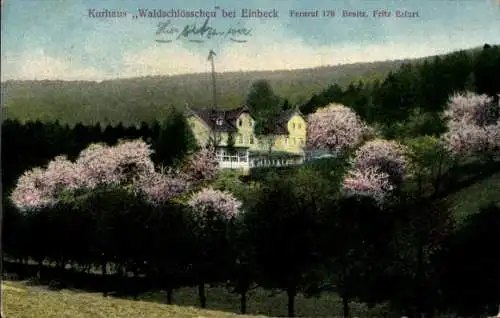 Ak Einbeck in Niedersachsen, Kurhaus Waldschlösschen