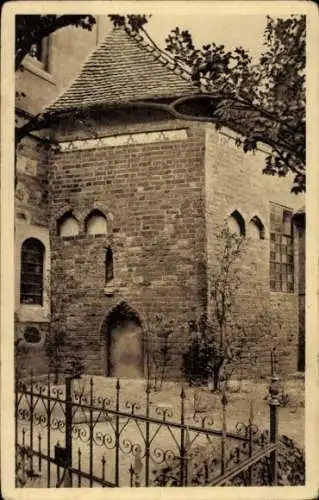 Ak Ketzür Butzow im Havelland, Kirche, südlicher Teil des Siebenecks, alter Eingang