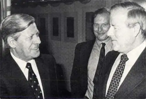 Ak Politiker, Bundekanzler Helmut Schmidt, Wahlkandidat Wilhelm Varnholt