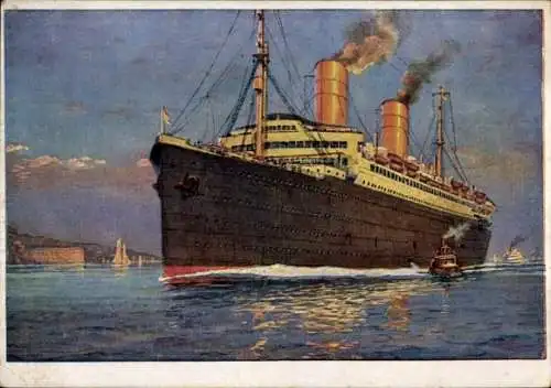 Ak Doppelschrauben-Schnelldampfer Columbus, NDL