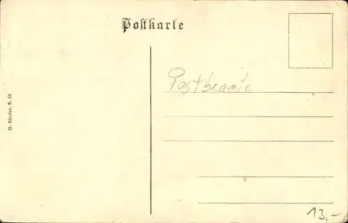 Foto Ak Berlin, Postbeamten-Musikverein Westen, Gruppenbild 1907, Musikinstrumente