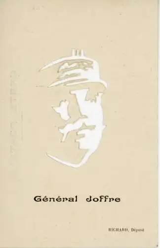 Künstler Ak General Joseph Joffre, Portrait