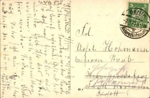 Ak Berlin Pankow Niederschönhausen, Lindenstraße, Beamtenhäuser