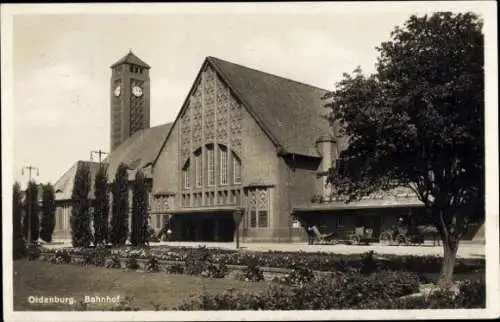 Ak Oldenburg im Großherzogtum Oldenburg, Bahnhof