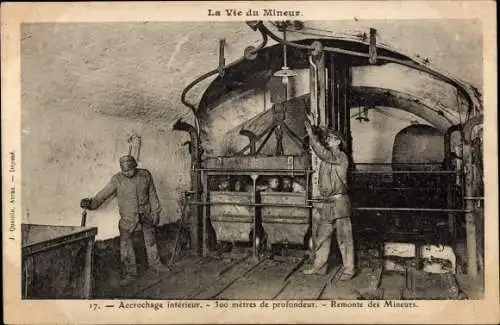 Ak Das Leben des Bergmanns, Innere Bindung, Aufstieg der Bergleute