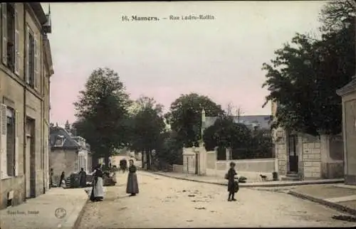 Ak Mamers Sarthe, Rue Ledru-Rollin