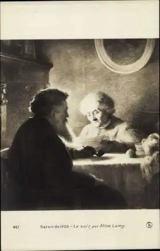 Künstler Ak Lamy, A., Abend, Salon von 1909