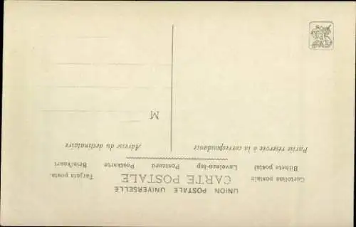 Künstler Ak Lamy, A., Abend, Salon von 1909