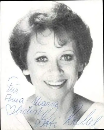 Ak Schauspielerin Lotti Krekel, Portrait, Autogramm