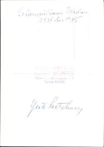 Ak Schauspielerin Grete Kretschmer, Portrait, Autogramm