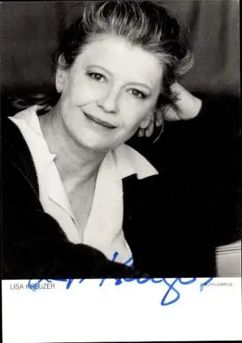 Ak Schauspielerin Lisa Kreuzer, Portrait, Autogramm