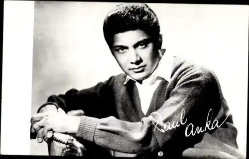 Ak Schauspieler und Sänger Paul Anka, Portrait