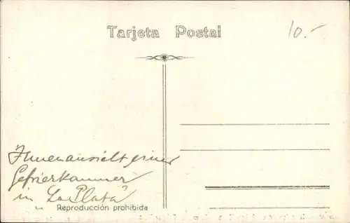 Ak La Plata Argentinien, Innenansicht einer Gefrierkammer